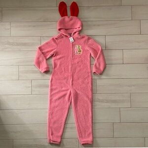 A Christmas Story Unisex Adult Deranged Easter Bunny One Piece Pajama Suit Large